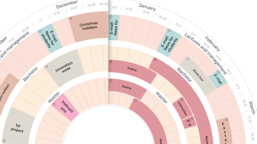 Templates-School year-Educational circular planner