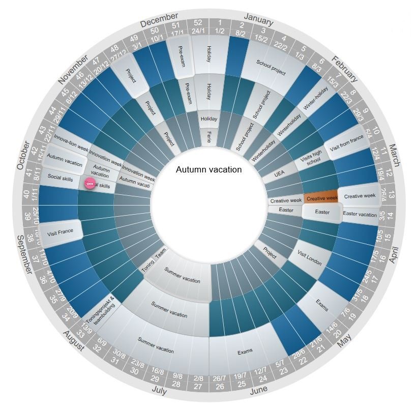 Round Calendar