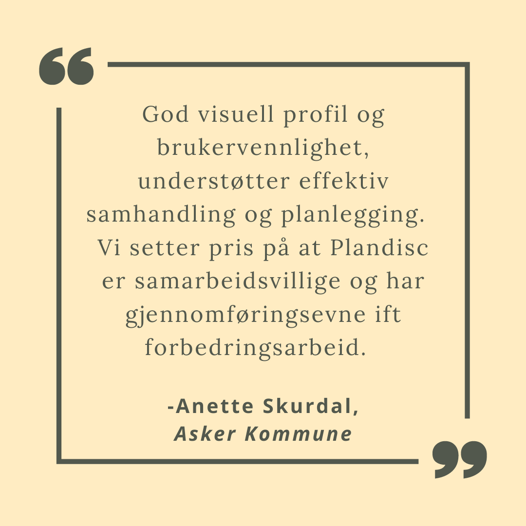 Anette Skurdal Testimonial Testimonial Plandisc Anette Skurdal